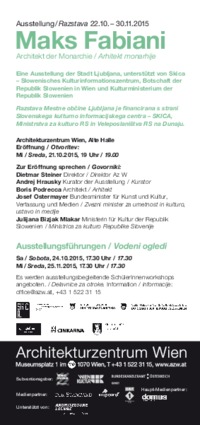 Programm Max Fabiani, Seite 2