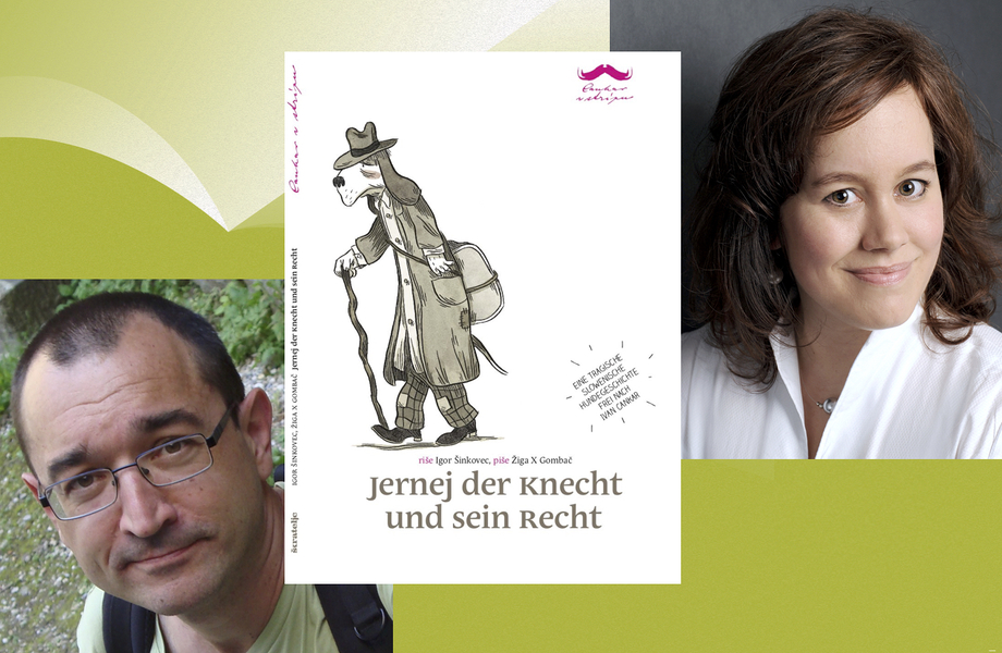 Cankar v stripu: Hlapec Jernej in pasja pravica (Jernej der Knecht und sein Recht) / Buch Wien